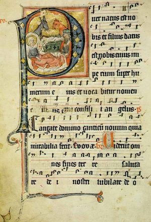 manuscrit : Puer natus est